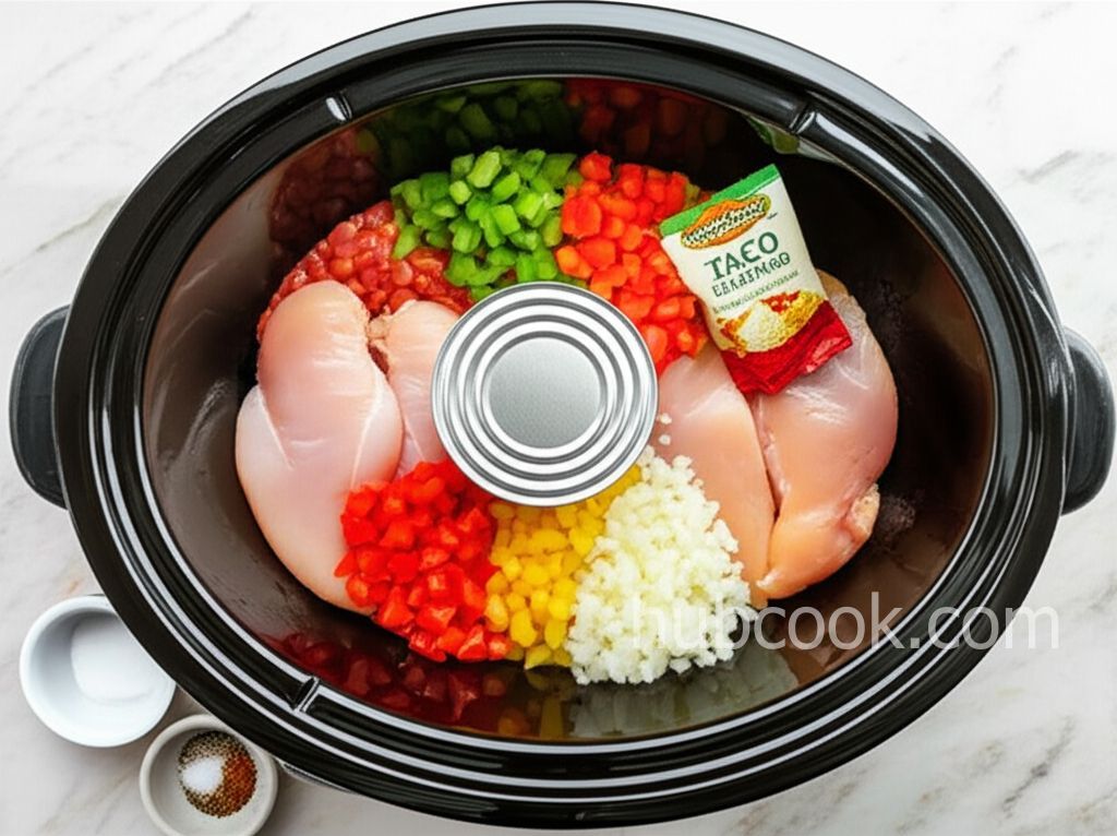 Slow Cooker Chicken and Rice